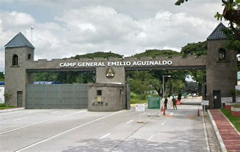gate 5 camp aguinaldo|Camp General Emilio Aguinaldo // AFP .